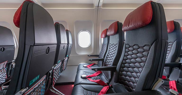 AirAsia aircraft seats